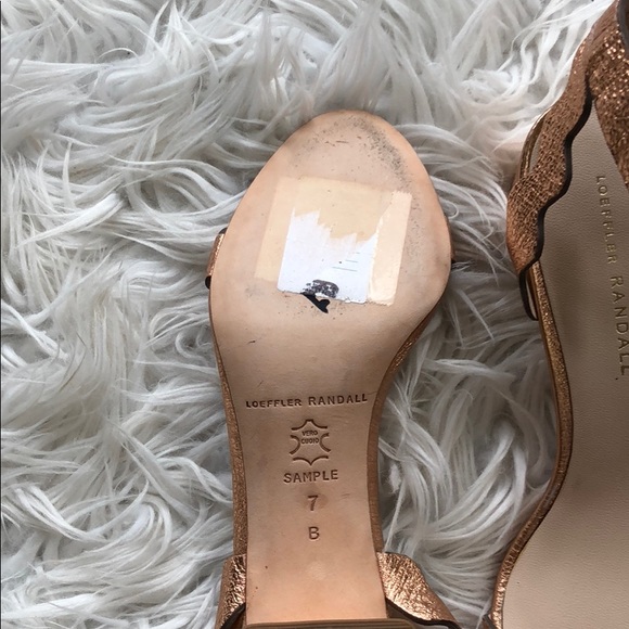 NEW • Loeffler Randall • Emi Rose Gold Sandals 7 - Picture 8 of 8